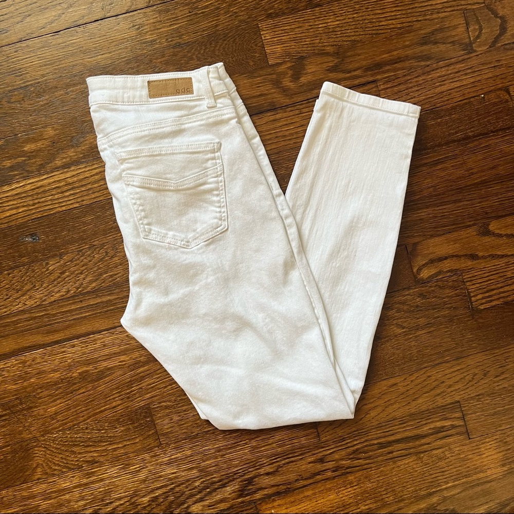 White Esprit Cropped Skinny Leg Jeans sz 31